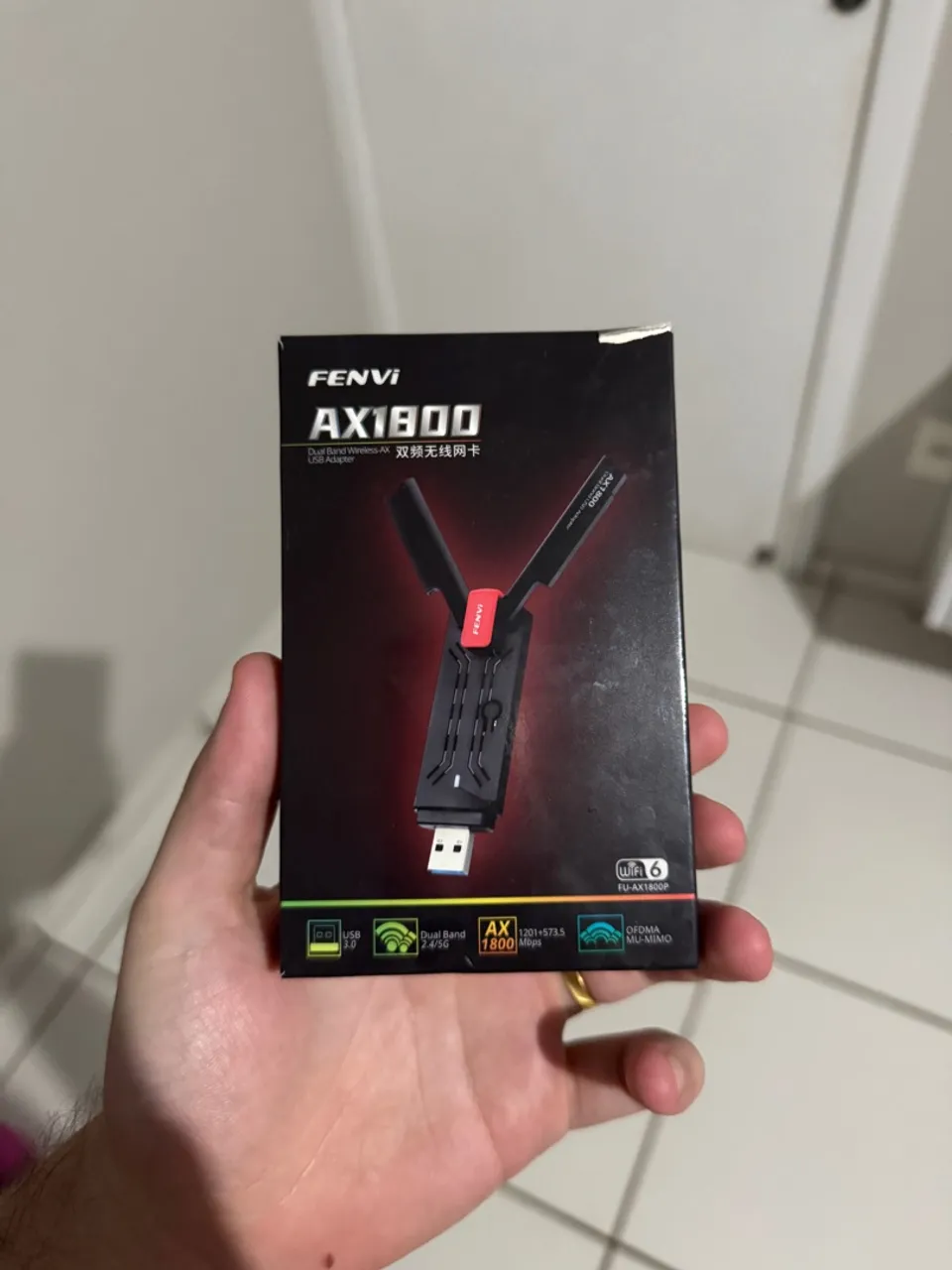 Adaptador Wi-Fi USB FENVI AX1800 - Wi-Fi 6