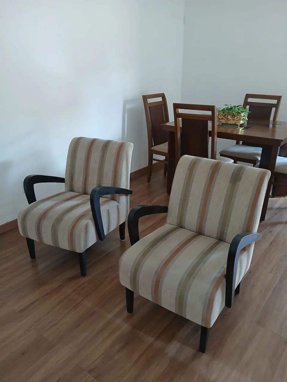 Par de Poltronas Estampadas