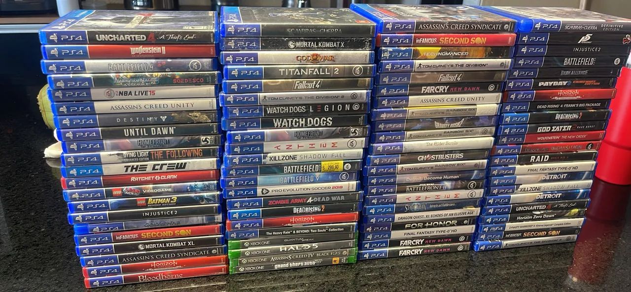 Coleção de Jogos PS4 - troco por jogos 360e play 2 