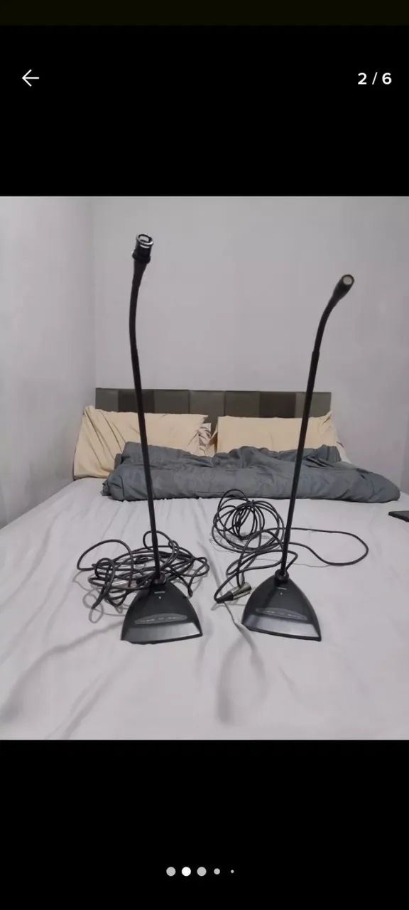 Microfone Shure pescoço de ganso - Usado