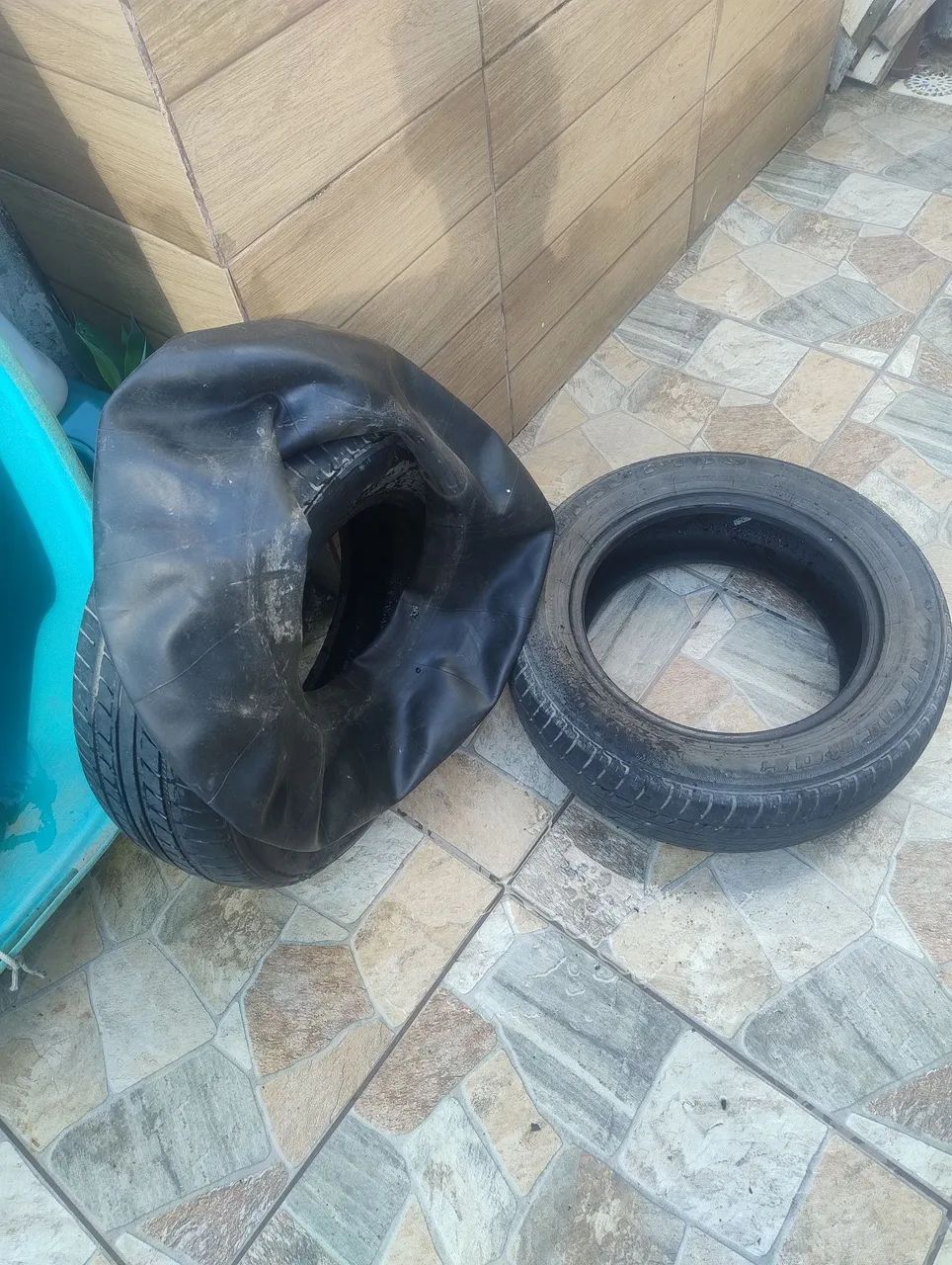 Pneus 185/60/14 usados  - Foto 5