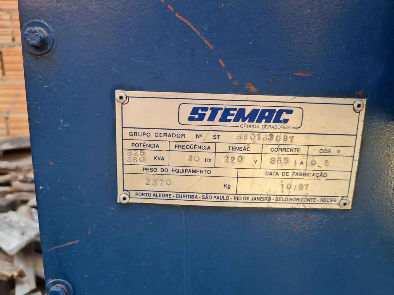 Gerador Elétrico STEMAC 360 KVA - Foto 2