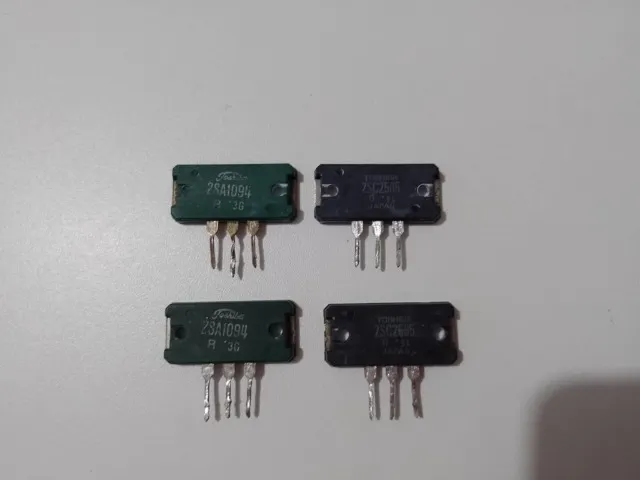 transistores originais 2sa 1094 2sc 2565 toshiba 80 reais cada