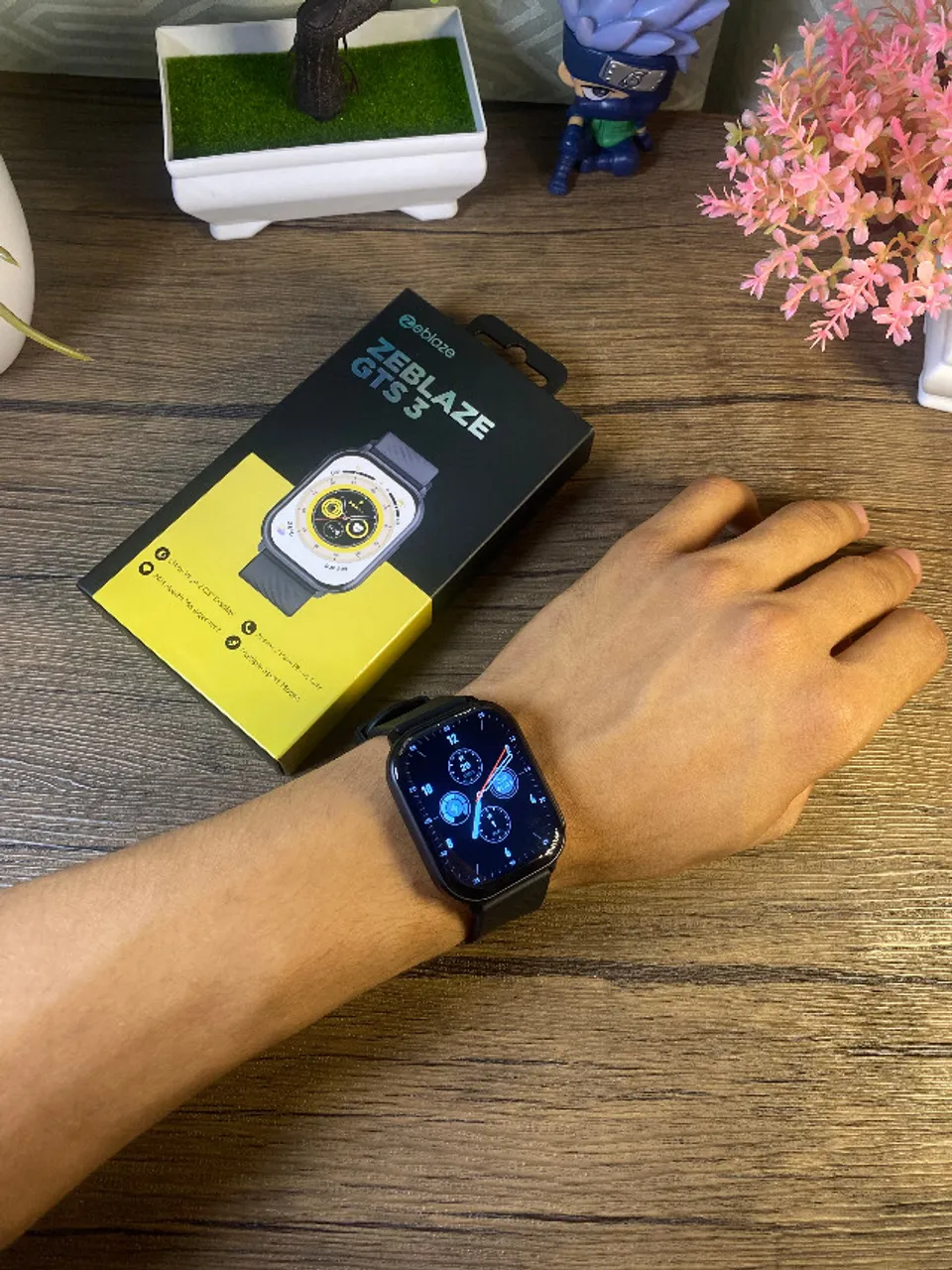 Smartwatch Zeblaze GTS 3 - PRETO