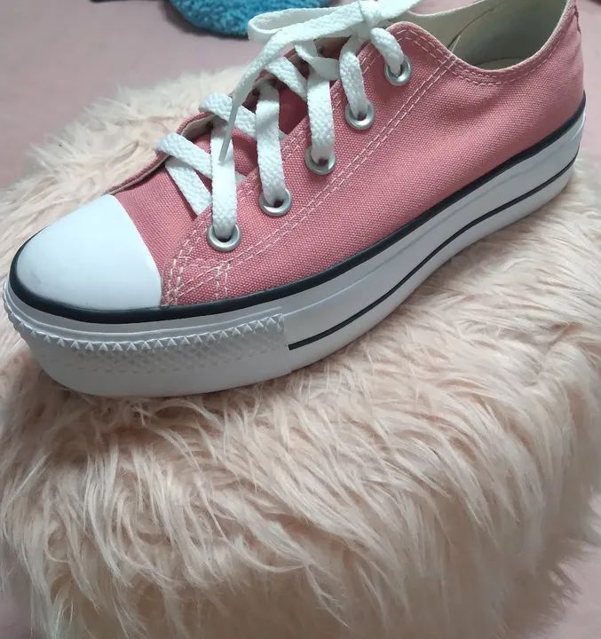 CONVERSE ALL STAR ROSA _ NOVO /  TAMANHO 35 _ FEMININO - Foto 4