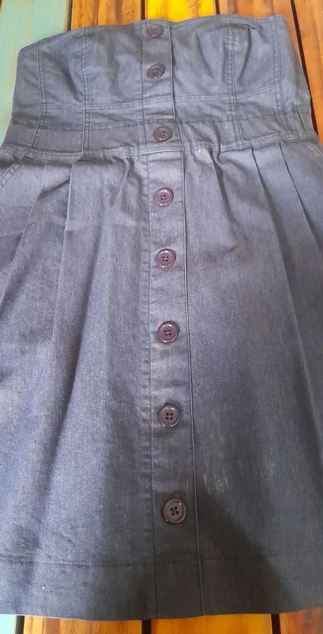 Vestido brim vintage  - Foto 4