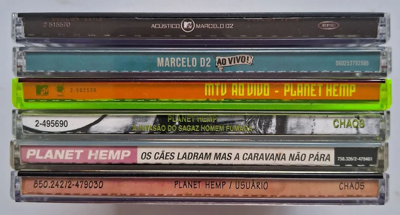 Coleção de CDs do Planet Hemp e do Marcelo D2 - Foto 4