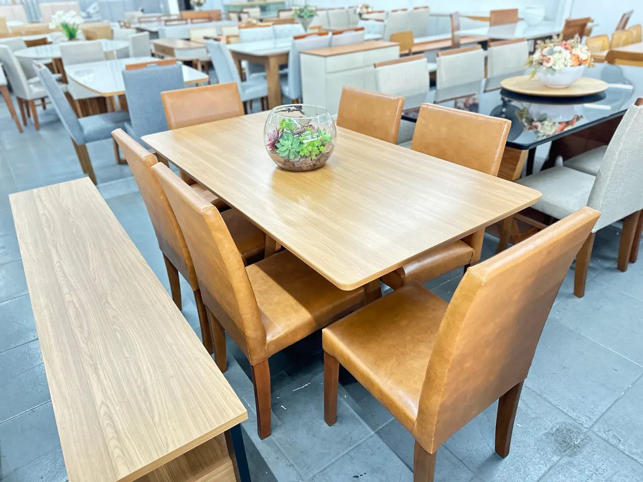 Mesa de jantar nova completa pronta entrega  - Foto 4