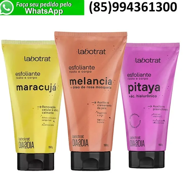 Creme Esfoliante Corporal Facial Labotrat 150g Várias Fragrâncias