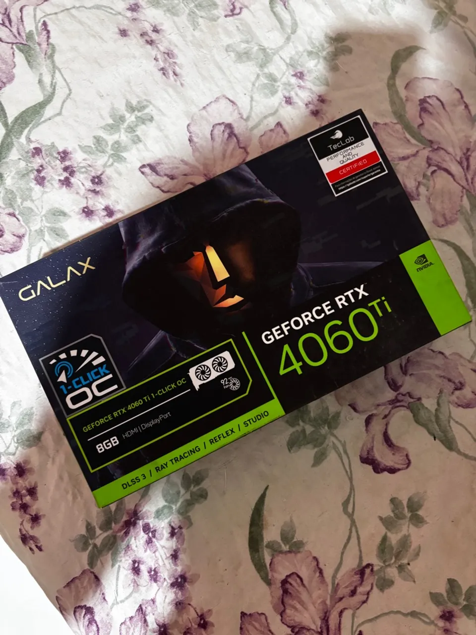 Placa de Vídeo Galax GeForce RTX 4060 Ti 8GB