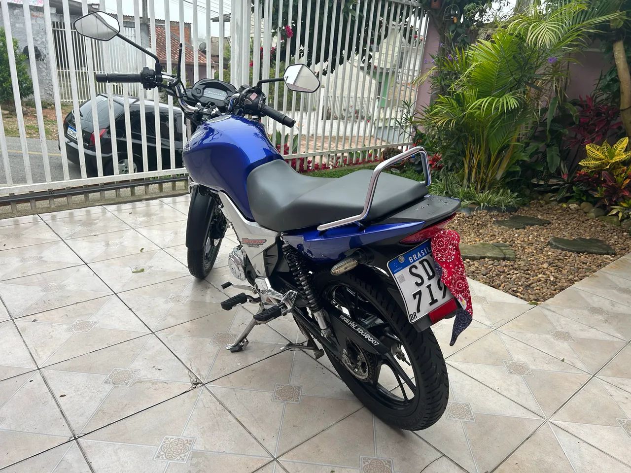 Vendo cg start 160 azul 2023 - Foto 6