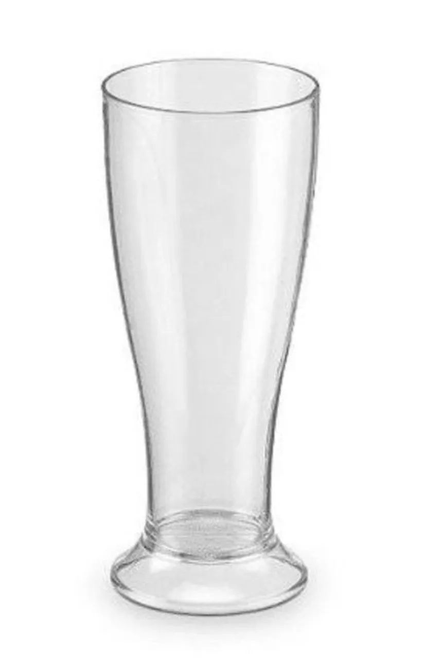 Kit 100 Copos Tulipa 300 ml Cristal Acrílico