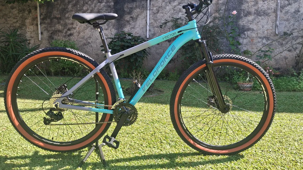 Bicicleta aro 29 freio hidráulico