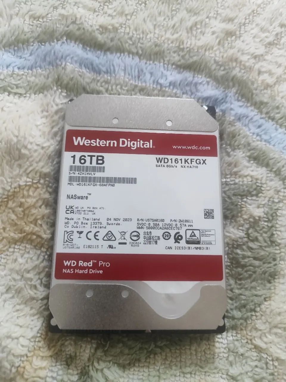 HD Western Digital Red Pro 16TB NAS