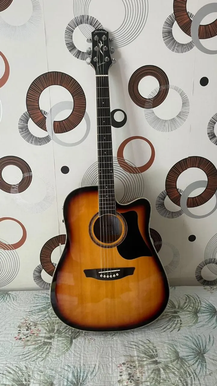 Violão sunburst Strinberg LE30C SB
