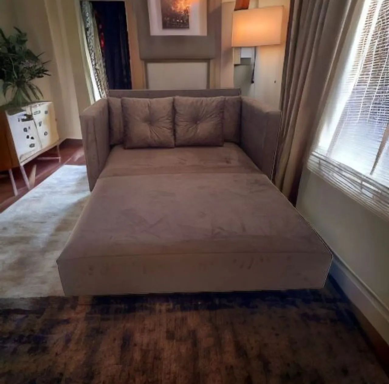 Sofá Cama 2 Lugares - Conforto e Praticidade - Foto 4