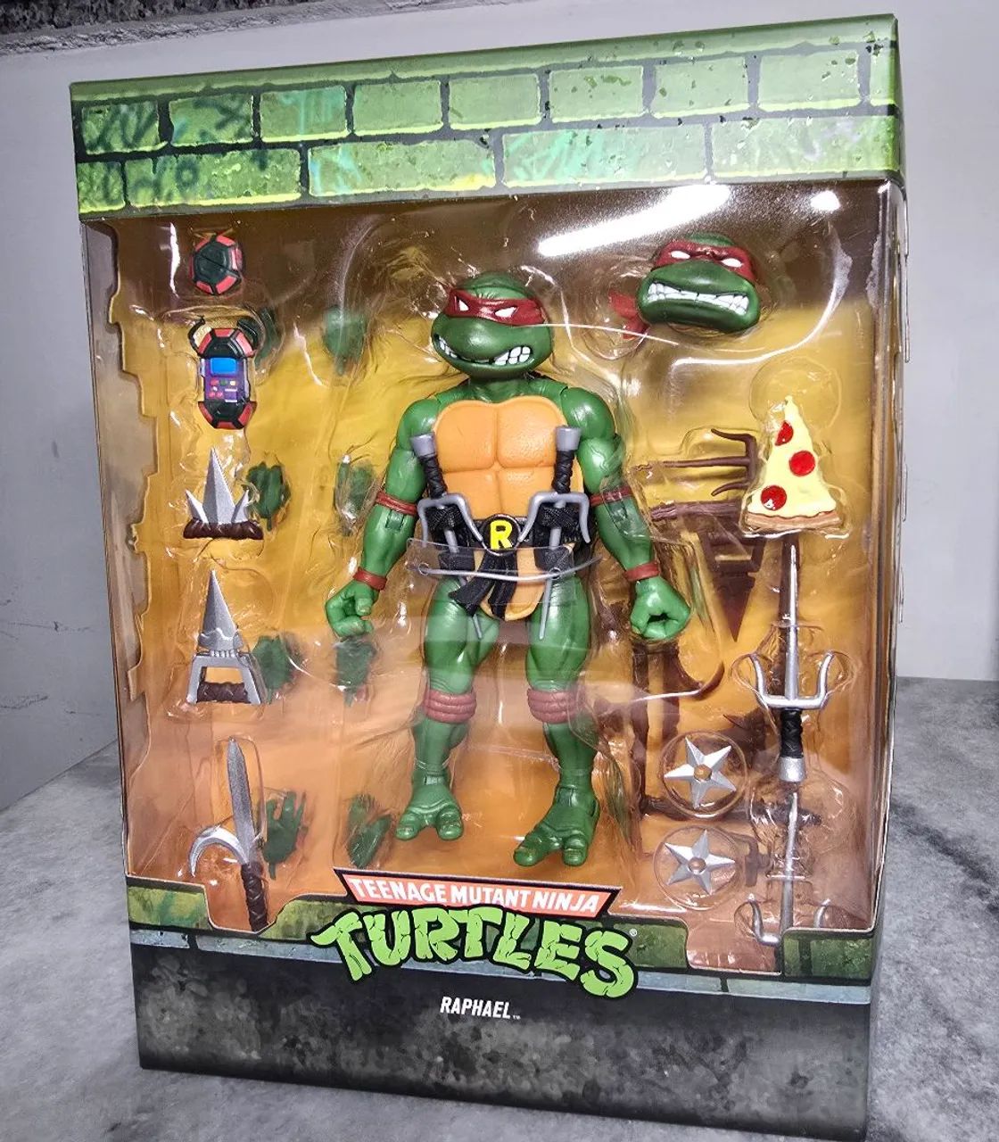 Rafael TMNT super7 hasbro original lacrado