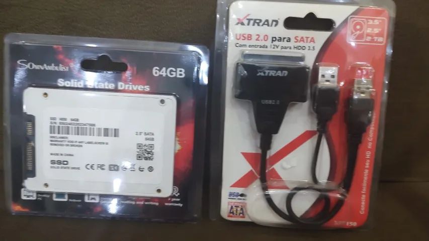 SSD MAIS CABO USB PARA SATA 