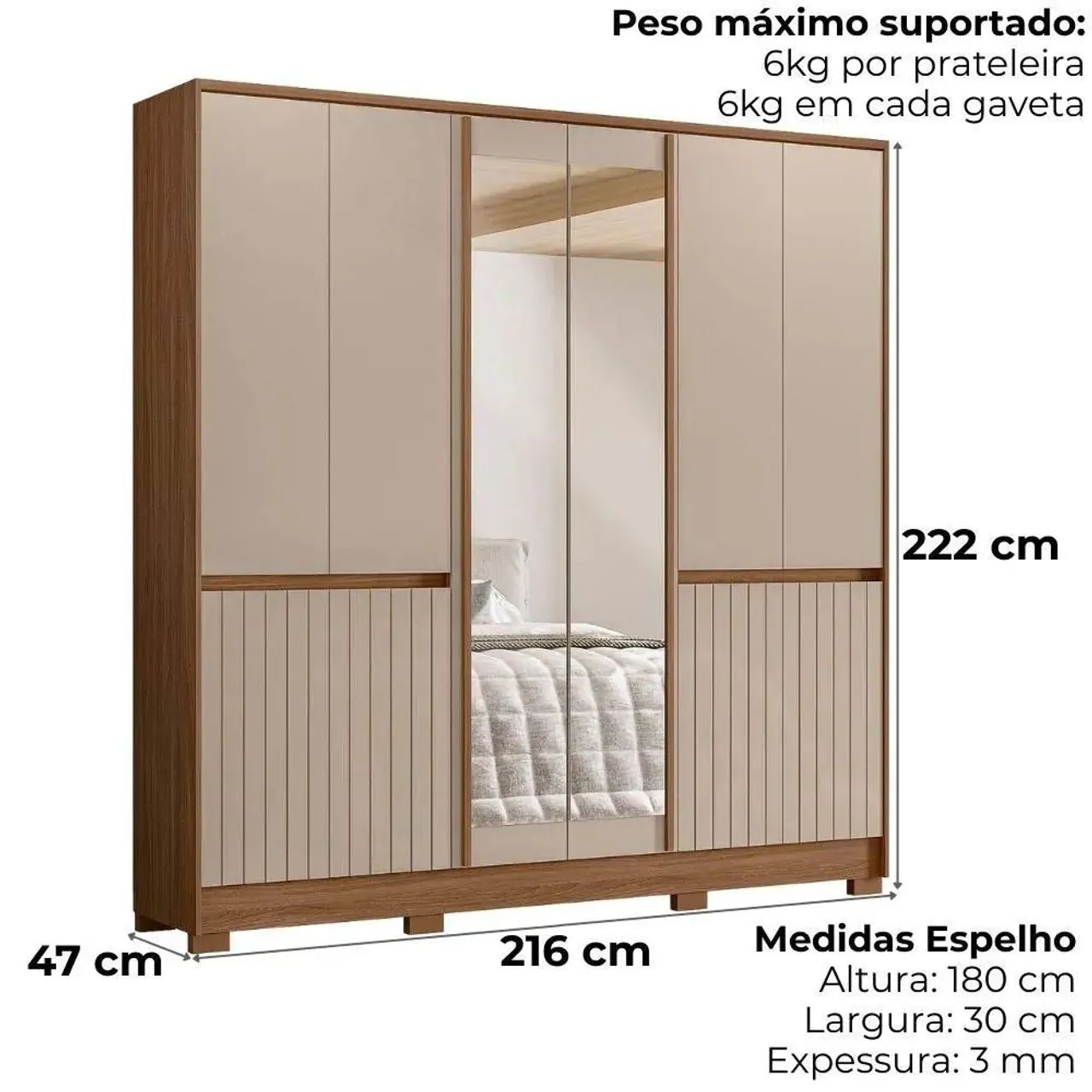 Roupeiro casal  - Foto 3