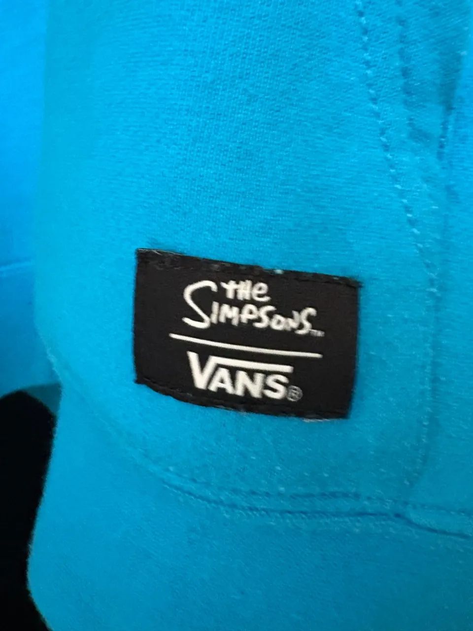 Moletom Bart Simpson x Vans Off The Wall Azul *RARO* - Foto 2