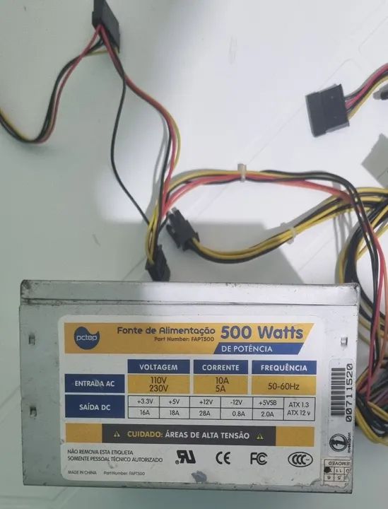 Fonte de alimentação para pc  - Foto 3