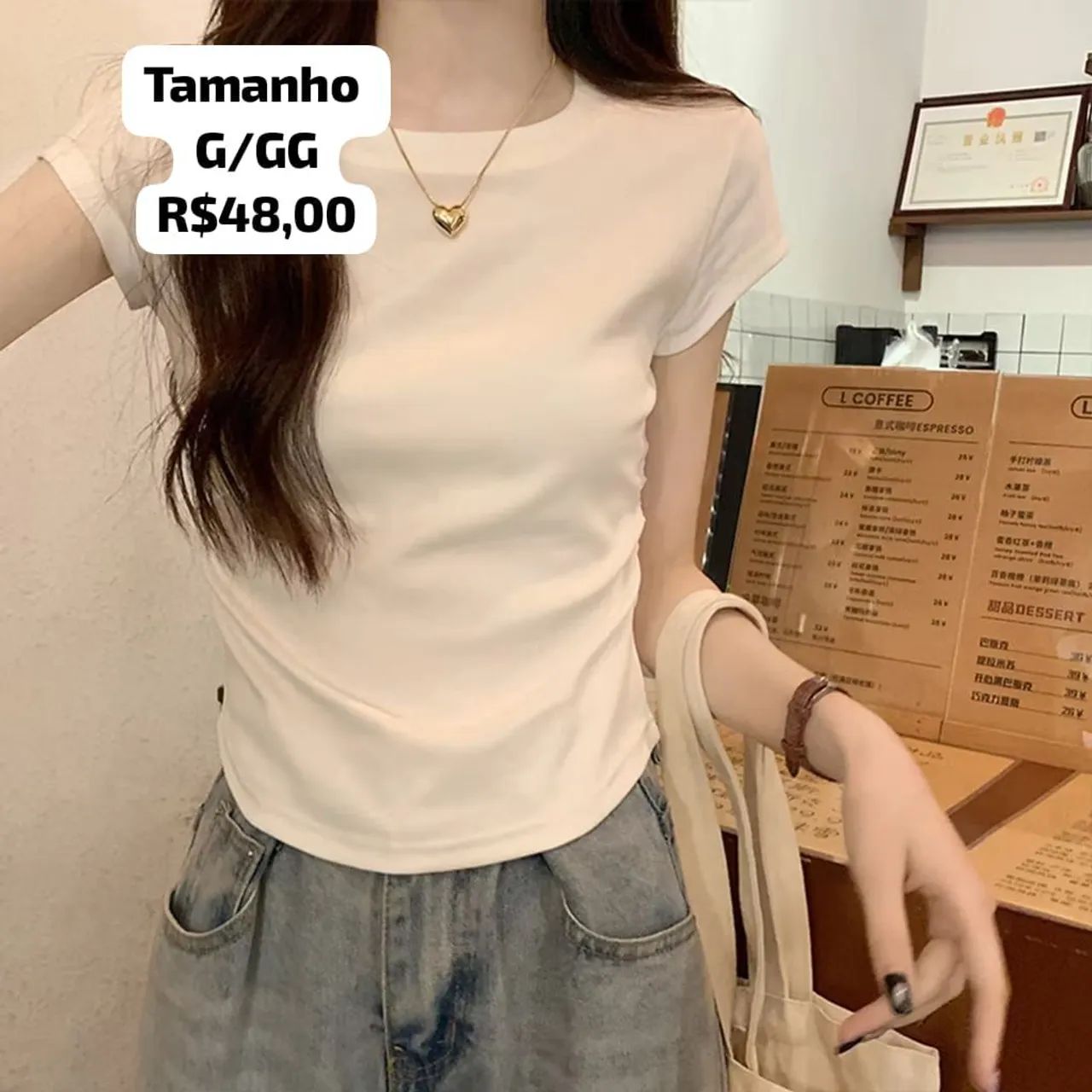 Blusa em malha conforto e qualidade e sofisticação linda - Foto 2
