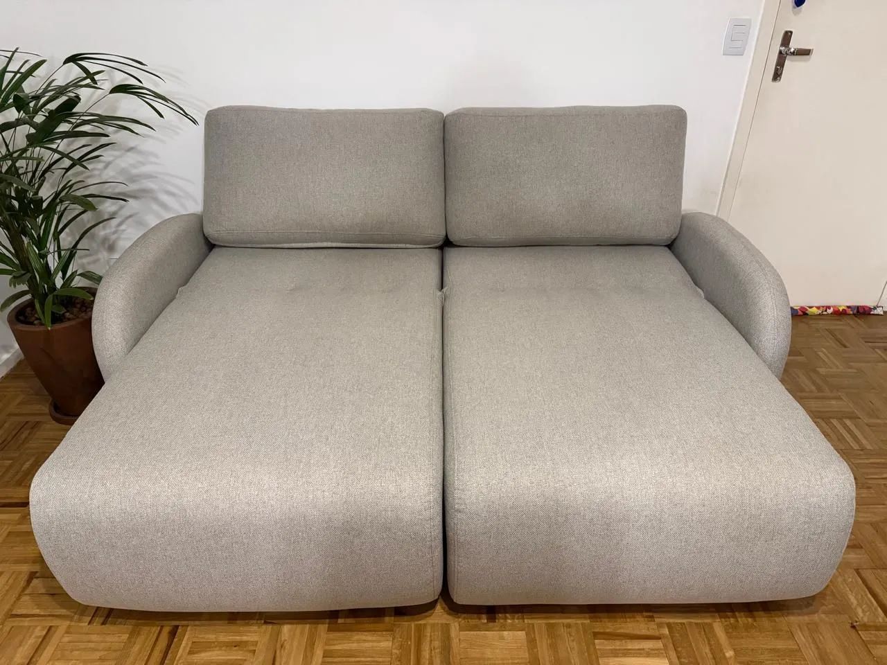 Sofá 3 lugares e 2 poltronas Chaire Italianas - Seminovo - Foto 5