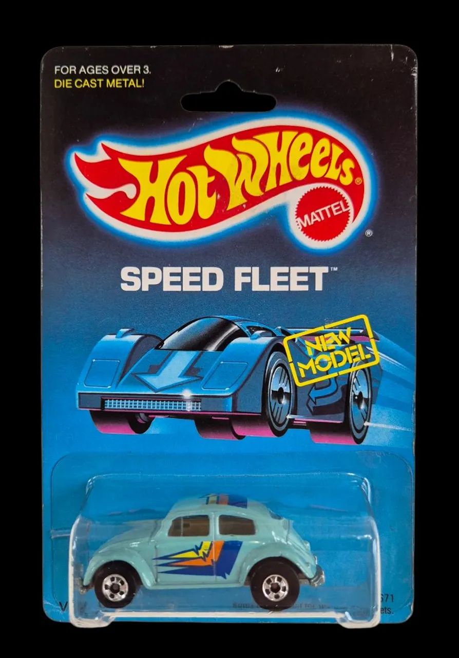 Hot Wheels Raro Speed Fleet VW Beetle VW Bug 1989 - Foto 2