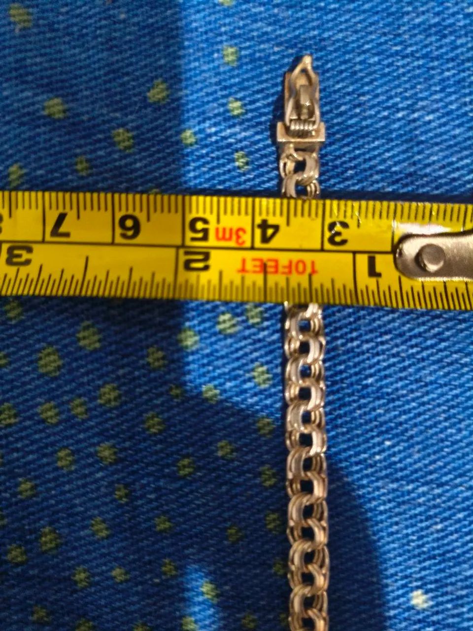 Pulseira de Prata 950 Grumet com elos duplos  - Foto 2