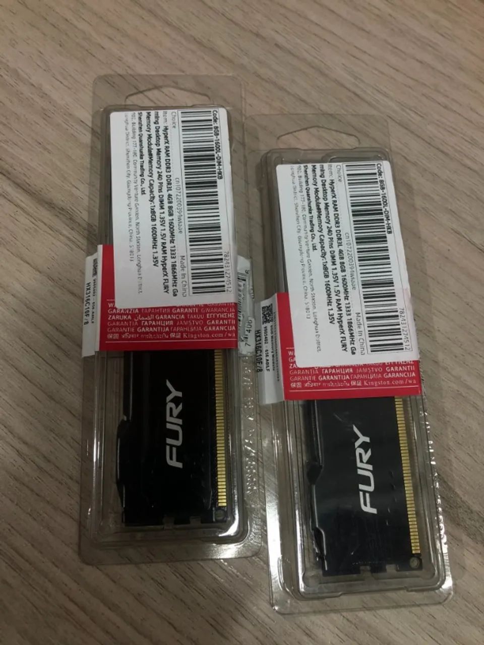 Kit Memória Ram Kingston Fury Hyperx 8gb (2x4gb) DDR3 1.5v - Foto 5