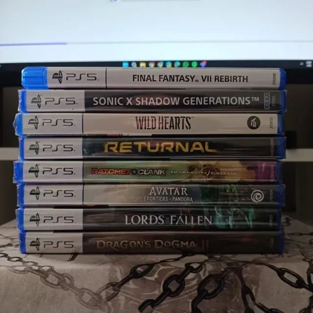 Playstation 5 Slim Seminovo + Lote de Jogos - Foto 2
