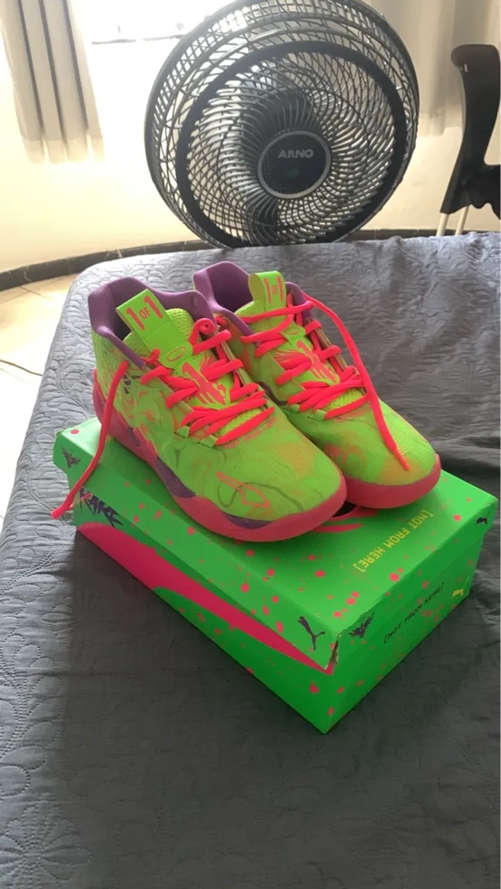 Tênis Basquete Puma MB.01 Inverse Toxic