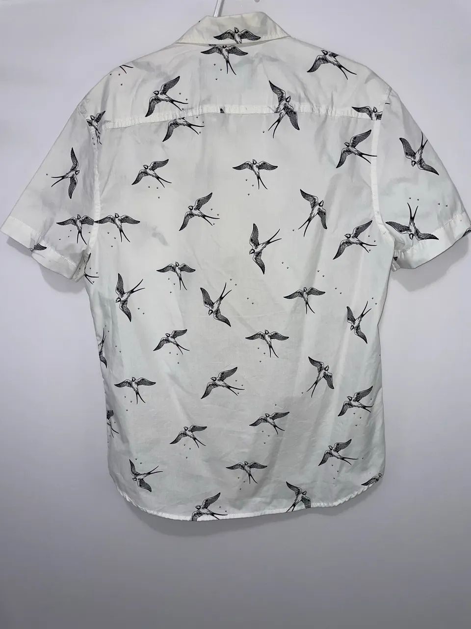Camisa de esporte fino social estampada - Foto 3