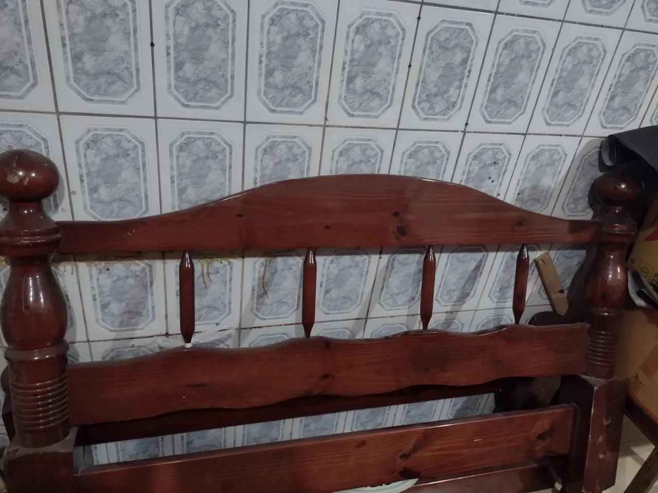 CAMA MADEIRA MACIÇA - Foto 2