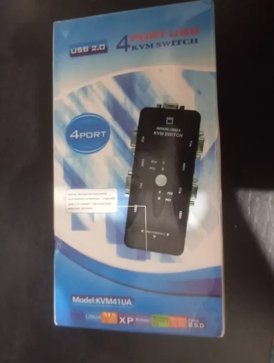 KVM switch 4 portas
