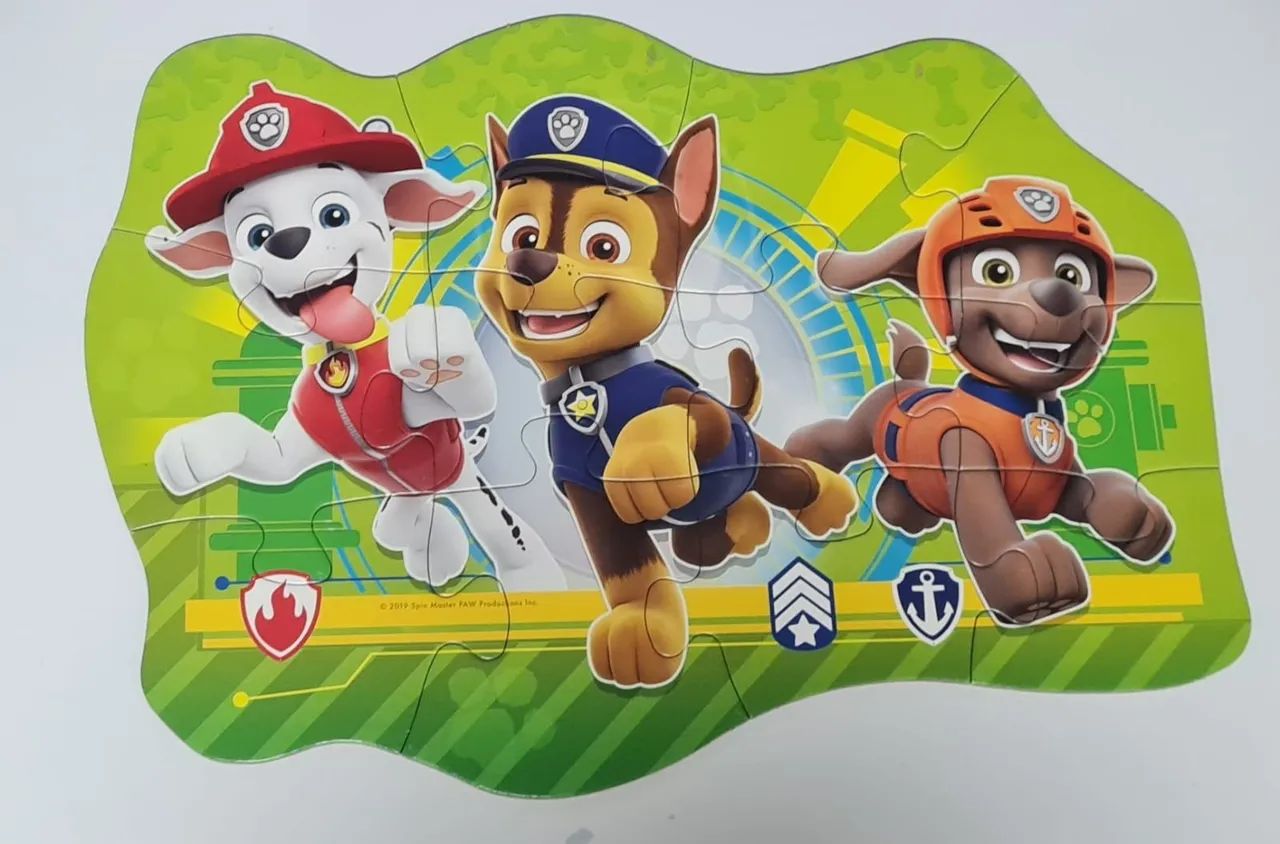 4 em 1: Quebra Cabeça Patrulha Canina - 4 Quebra Cabeças Grandes - Foto 3