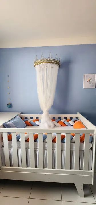 Berço Americano com trocador/comoda e colchão conservadíssimo - Foto 2