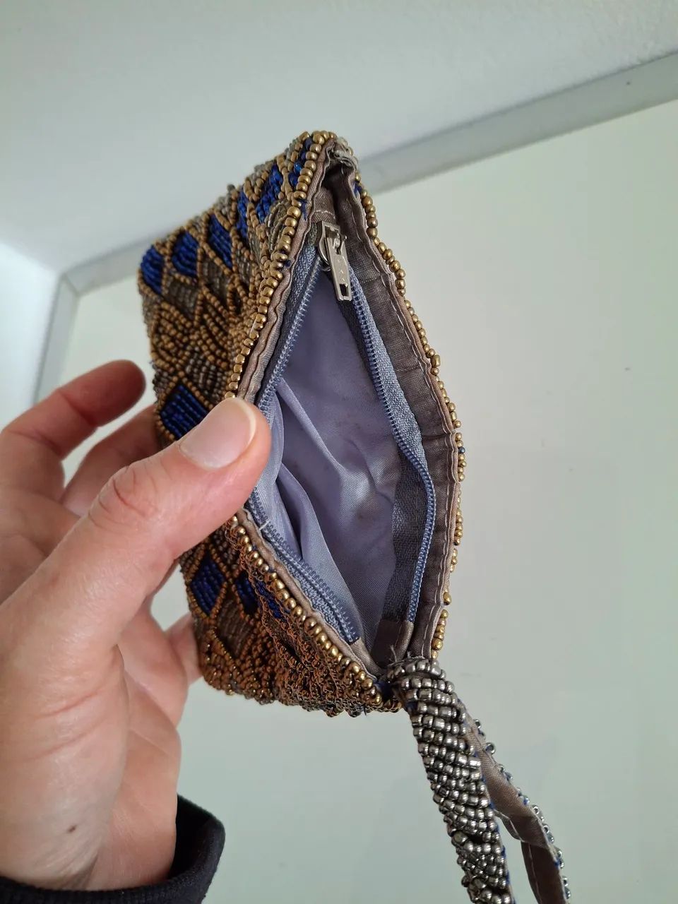 Bolsa de mão porta moedas antiga - Foto 5