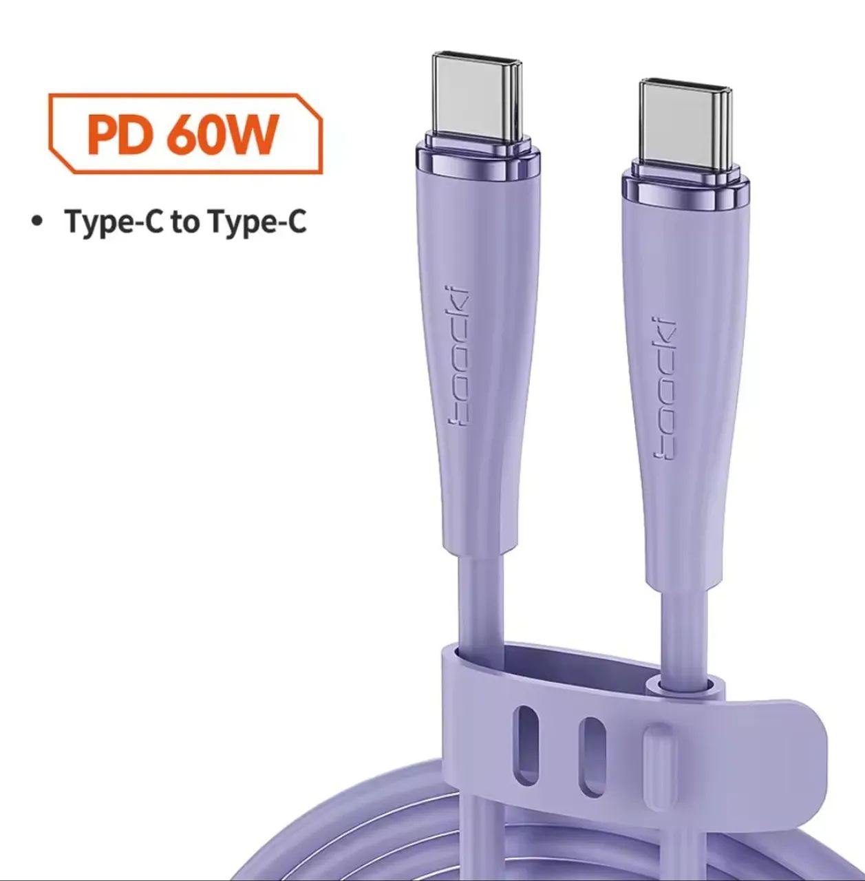 Cabo USB Tipo C para Tipo C Celular - Foto 2