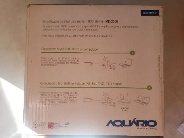 Antena Amplificadora Sinal 4G - Aquario MD2000  - Foto 5