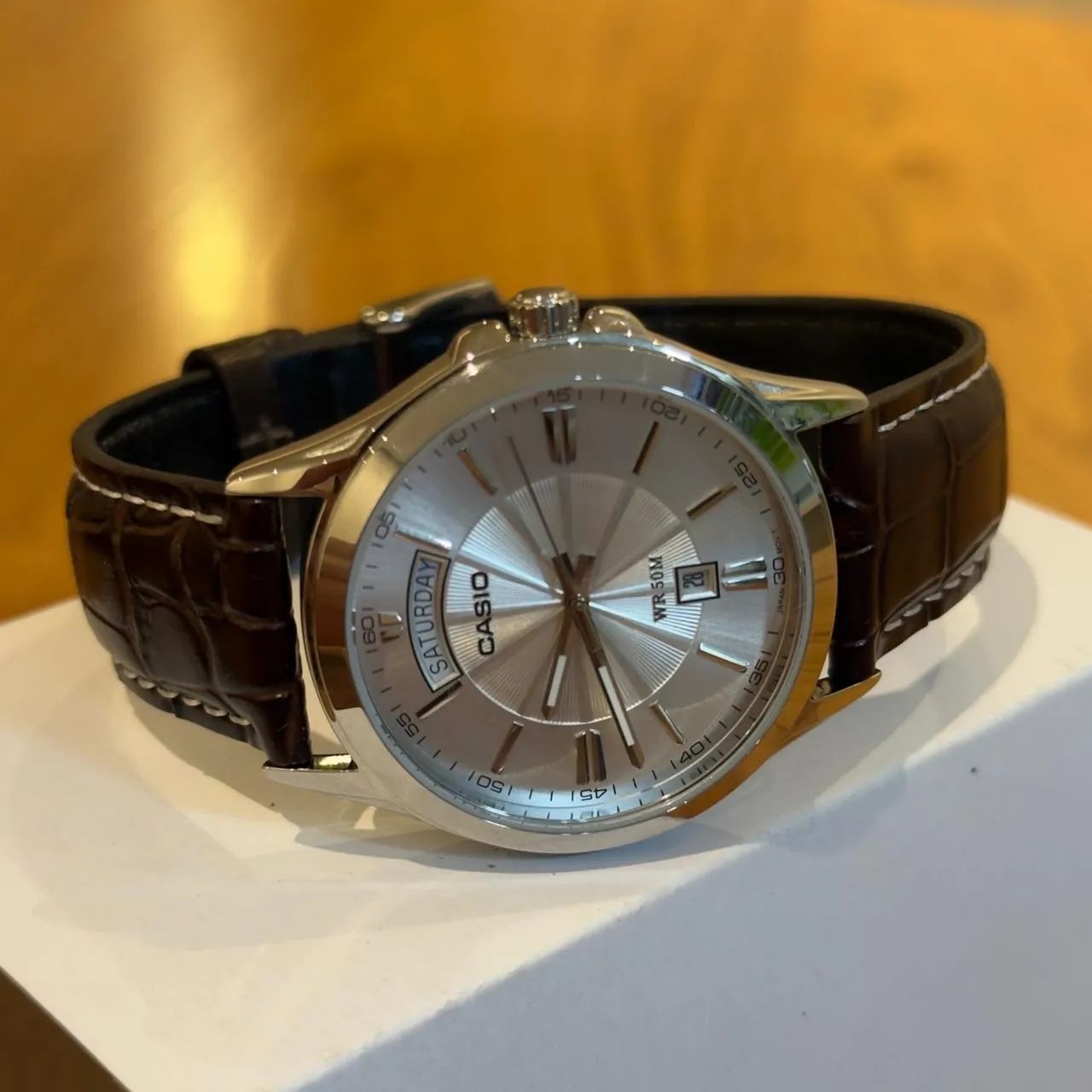 Casio Clássico Day Date - MTP1381L - Foto 5