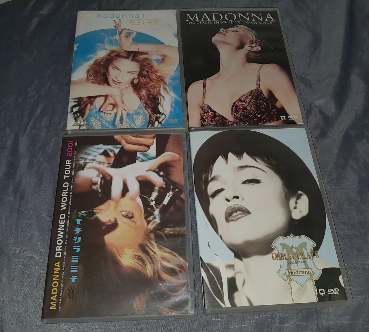 Lote 4 dvds madonna