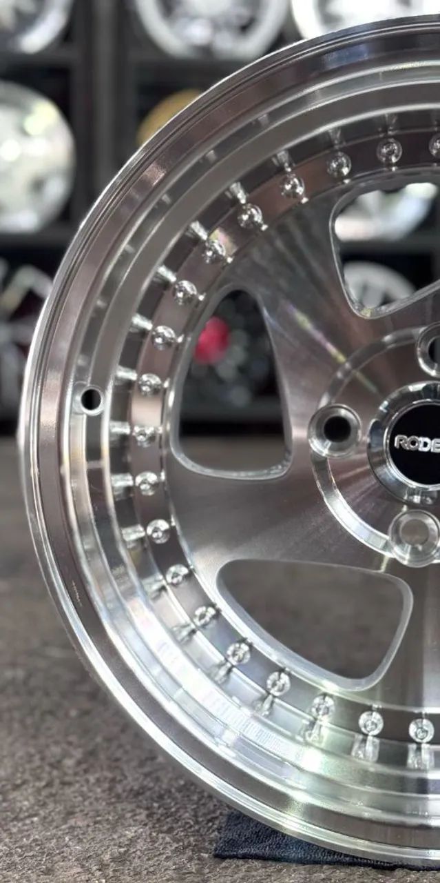 Rodas TMB aro 15 tala 8 furação 4x100