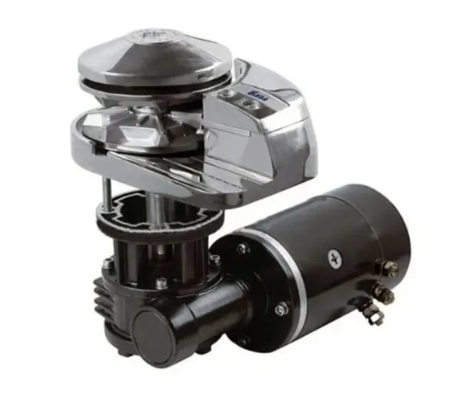 Guincho Elétrico 12v 1500w 10mm Para Barcos 40 A 64 Pés Bada Preto