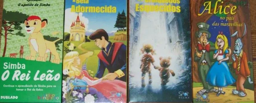 Lote P Colecionador 09 Fitas Vhs Desenhos,musical E Programas - Foto 3