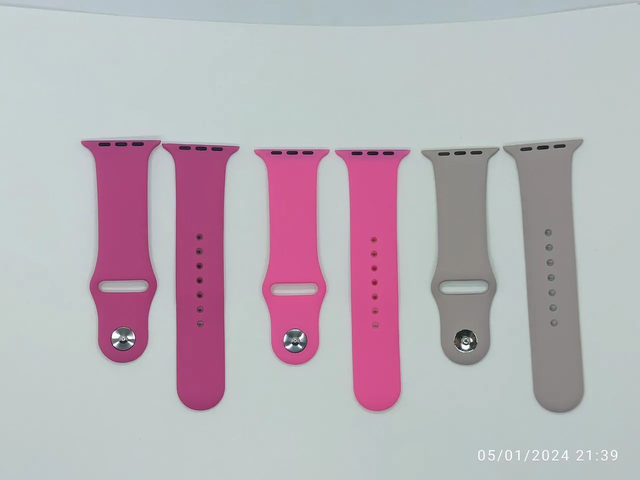 Pulseira para relógio smartwatch Apple wacth Silicone  - Foto 2
