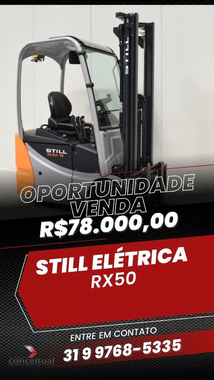 Empilhadeira Elétrica Still RX50 - Excelente Oportunidade!
