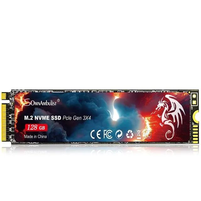 Ssd 128gb Nvme M.2 Somnabulist  Gen 3x4 (Novo) - Foto 5