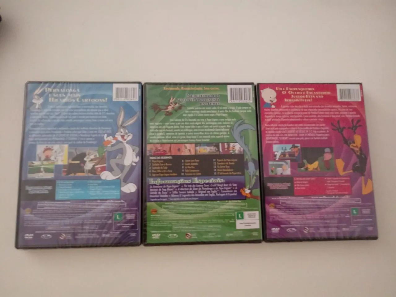 Dvds Coleção Looney Toones - 3 discos - Foto 2