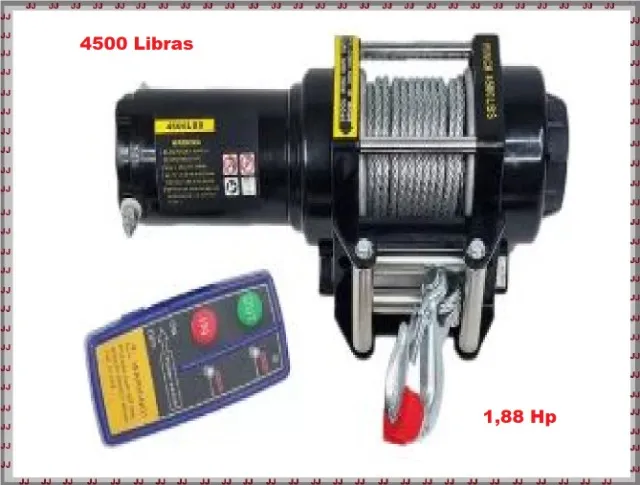 Guincho elétrico 4500 libras ou 2041 kg